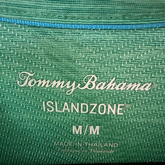 NWOT Tommy Bahama Island Zone Palm Coast Golf Short Sleeve Polo Shirt - Picture 3 of 5